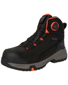 Helly Hansen 78443 Manchester Leather Safety Boots - BOA S7 - Black/Grey