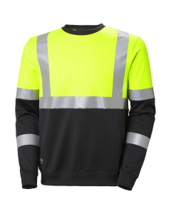 Helly Hansen 79256 Addvis Sweatshirt Class 1 - Hi Vis Yellow/Ebony