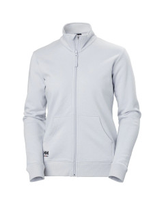 Helly Hansen 79321 Womens Classic Zip Sweatshirt - Grey Fog