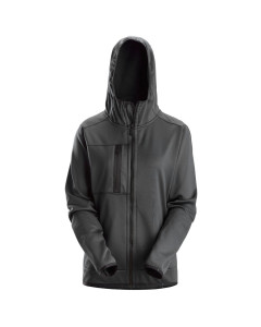 Snickers 8057 AllroundWork Women's Full-Zip Fleece Hoodie (Steel Grey)