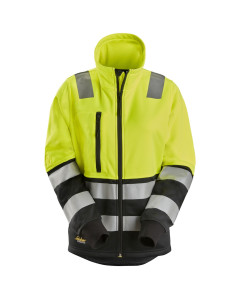 Snickers 8073 Hi-Vis Women's Full-Zip Jacket Class 2 (Hi-Vis Yellow/Black)