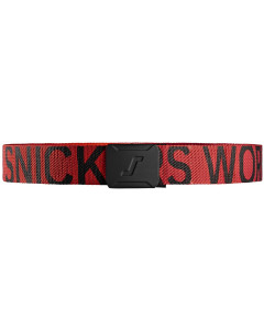 Snickers 9004 Logo Belt (Chili Red/Black)