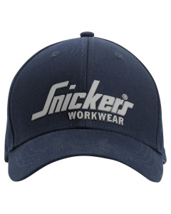 Snickers 9041 Logo Cap (Navy/Black)