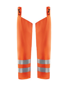 Blaklader 1385 High Vis Waterproof Rain Trouser Chaps Leggings (Orange)