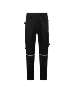 Snickers 6351 AllroundWork Stretch Loose fit Work Trousers Black/Black