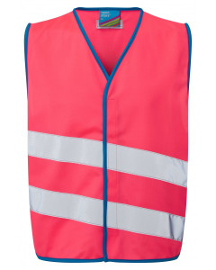Leo Workwear NEONSTARS EN 1150 Children's Waistcoat - Pink
