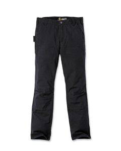 Carhartt 103340 Stretch Duck Double Front Work Pants - Men's - Black