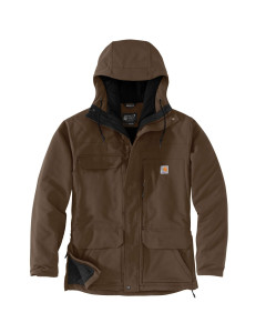 Carhartt 105001 Super Dux Bonded Fleece Lined Active Jacket Coffee Brown