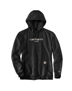 Carhartt 105569 Lightweight Logo Graphic Hoodie - Men's - Black