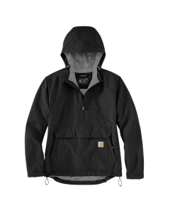 Carhartt 105861 Women's Loose Lightweight Anorak Jacket - Black