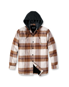 Carhartt hooded flannel jacket shop