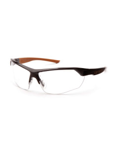 Carhartt EGB11DT Half Ratcheting Temple Safety Glasses - Clear