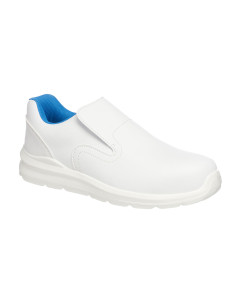 Portwest FD62 Compositelite Slip On Safety Trainer (White)