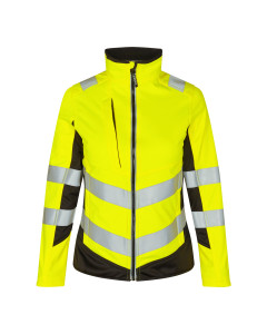 Engel Safety Women's Softshell Jacket (1156-237) - Hi-Vis Yellow/ Black