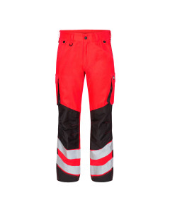 Engel Safety Light Trousers (2545-319) - Hi-Vis Red/Black