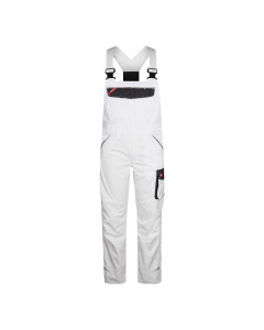 Engel Galaxy Light Bib And Brace Overall (3290-880) - White/Anthracite Grey