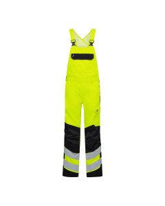 Engel Safety+ Flame Retardant Bib And Brace Overall (3321-188) - Hi-Vis Yellow/ Black