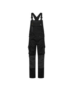 Engel X-Treme Bib And Brace Overall with Stretch (3362-740) - Black/Anthracite Grey