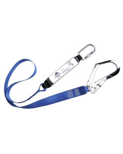 Portwest FP50 Single Webbing 1.8m Lanyard With Shock Absorber - (Royal Blue)