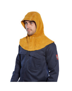 Portwest SW33 Leather Welding Hood - (Tan)