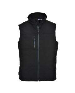Portwest TK51 Softshell Gilet (3L) - Fleece Lined, Waterproof (Black)