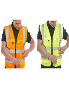 Beeswift B-Seen Hi Vis Executive Vest WCENGEXEC - Class 2