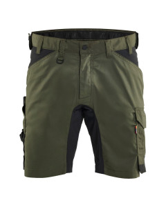 Snickers 6141 AllroundWork Stretch Shorts Holster Pockets (Forest