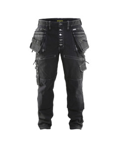 Blaklader X1900 Craftsman Stretch Trousers Denim/Cordura (Black) X1999