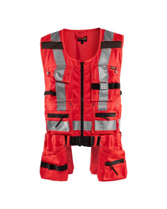 Blaklader 3032 Hi-Vis Tool Vest Waistcoat - Class 2 (Red Hi-Vis)