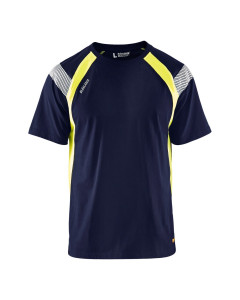 Blaklader 3332 T-Shirt  (Navy Blue/Yellow)