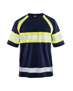 Blaklader 3337 High Vis T-Shirt (Navy Blue/Yellow)