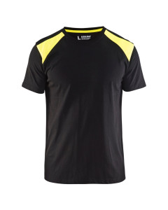 Blaklader 3379 T-Shirt (Black/Hi-Vis Yellow)