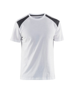 Blaklader 3379 T-Shirt - White/Dark Grey