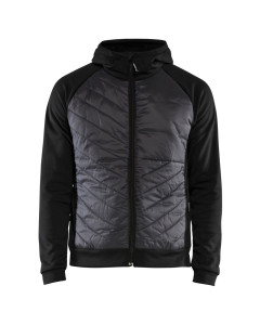 Blaklader 3463 Hybrid Sweater Jacket (Black / Dark Grey)