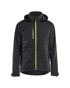 Blaklader 4743 Quilted Hybrid Jacket - Black/Hi-Vis Yellow