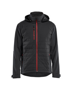 Blaklader 4743 Quilted Hybrid Jacket - Black/Red