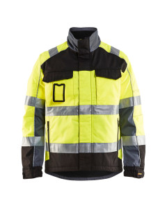 Blaklader 4851 Hi Vis Winter Jacket - Class 2, Quilt Lined (Yellow/Black)