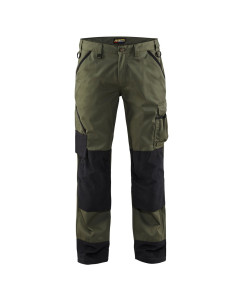 Blaklader 1454 Garden Trousers (Army Green/Black)