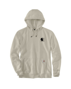 Carhartt 107064 Force Logo Sweatshirt Hoodie (Asphalt Heather)