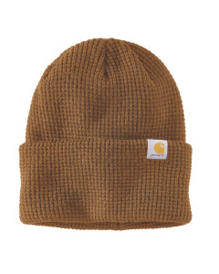 Carhartt 107187 Waffle Cuffed Beanie (Dark Harbor Teal)