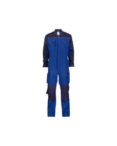 Dassy 100286 Cannes Two-Tone Overall With Knee Pockets - Royal Blue/Navy - Large - SALE