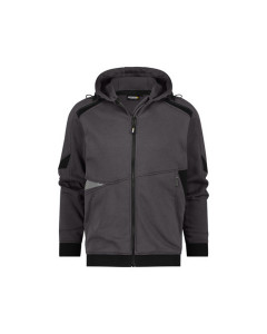 Dassy 300549 Lunax Hooded Sweatshirt - Anthracite Grey/Black - Small - SALE