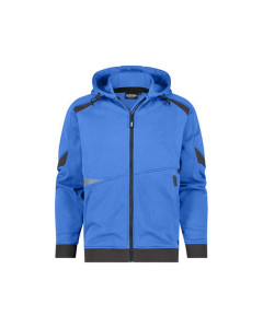 Dassy 300549 Lunax Hooded Sweatshirt - Azure Blue/Anthracite Grey - Medium - SALE