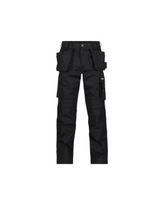Dassy 200444 Oxford Trousers With Holster Pockets And Knee Pockets - Black - UK 33 (EU48) - Short Leg - SALE