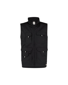 Dassy 350076 Avila Sleeveless Work Jacket - Black - XL - SALE