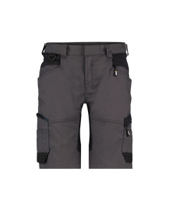Dassy 250087 Axis Women Work Shorts With Stretch - Anthracite Grey/Black - UK 8 (EU34) - Regular Leg - SALE
