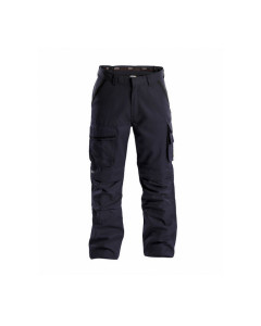 Dassy 200893 Connor Canvas Work Trousers With Knee Pockets - Midnight Blue/Black - UK 35 (EU50) - Regular Leg
