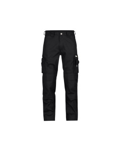 Dassy 200487 Miami Work Trousers With Knee Pockets - Black - UK 33 (EU48) - Short Leg - 300 GSM SALE