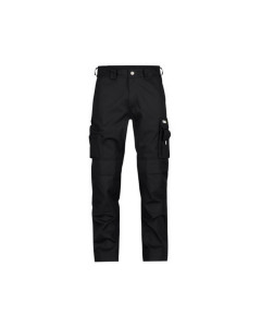 Dassy 200487 Miami Work Trousers With Knee Pockets - Black - UK 36 (EU52) - Regular Leg - 245 GSM - SALE
