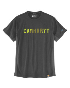 Carhartt 105203 Force Flex Block Logo T-Shirt - Carbon Heather Grey - 2XL - SALE